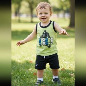 Mickey Mouse Toddler Boy Shorts Active Set